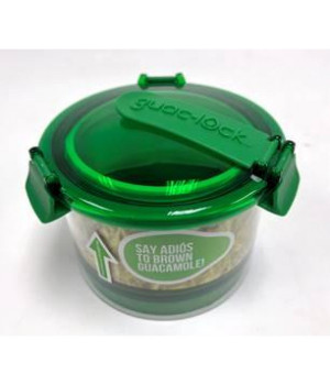 Guac-Lock Food Storage Container, Green/Clear